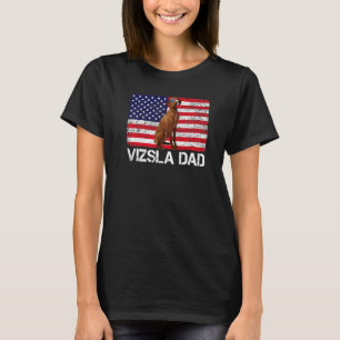 サングラスヴィツラパパ旗米国犬 Tシャツ
