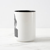 サングラス付きウィリアム・シェイクスピア ツートーンマグカップ (中央)