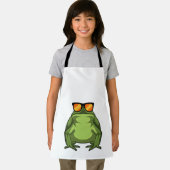 サングラス付きカエル エプロン (インサイチュ)