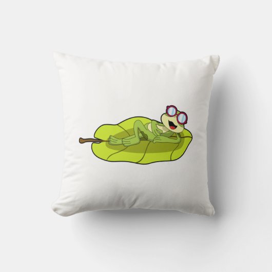 サングラス付きカエル クッション (正面)