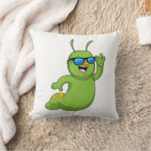 サングラス付きキャタピラー クッション (ブランケット)