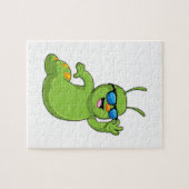 サングラス付きキャタピラー ジグソーパズル (横)