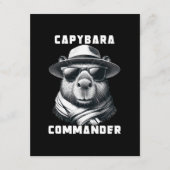 サングラス付きキャピバラ船長 エンクロージャーカード (正面)