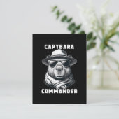 サングラス付きキャピバラ船長 エンクロージャーカード (スタンド正面)