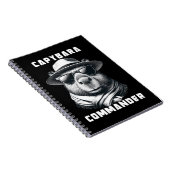 サングラス付きキャピバラ船長 ノートブック (右側)