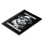 サングラス付きキャピバラ船長 ノートブック (左側)