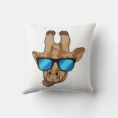サングラス付きキリン クッション (裏面)