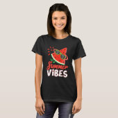 サングラス付きサマースイカ Tシャツ (正面フル)