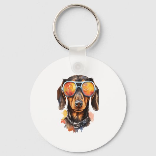 サングラス付きダシュント キーホルダー (正面)