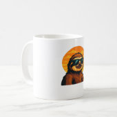 サングラス付きチルスロッス – レトロサンセットビベスC コーヒーマグカップ (正面左)