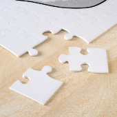 サングラス付きパンダ ジグソーパズル (側面)