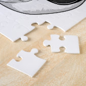 サングラス付きパンダ ジグソーパズル (側面)