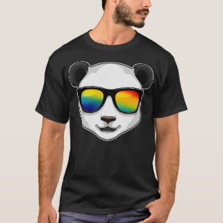 サングラス付きパンダ Tシャツ