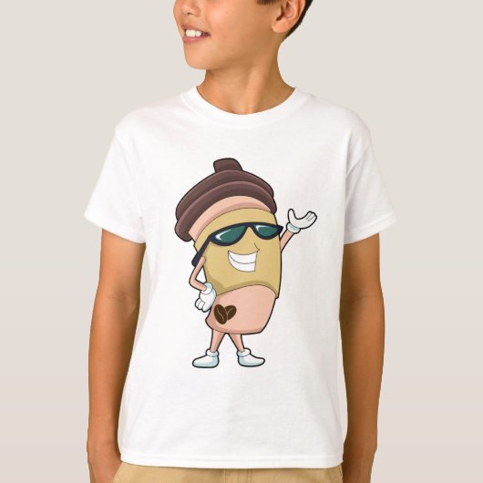 サングラス付きマグカップ Tシャツ (正面)