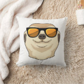 サングラス付きメルカット クッション (ブランケット)