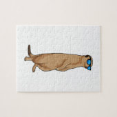 サングラス付きメルカット ジグソーパズル (横)