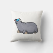 サングラス付きモグラ クッション (裏面)