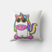 サングラス付きユニコーン クッション (裏面)