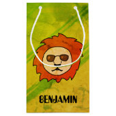 サングラス付きライオクールン スモールペーパーバッグ (裏面)