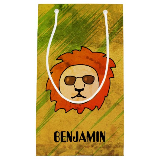 サングラス付きライオクールン スモールペーパーバッグ (正面)