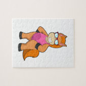 サングラス付き馬 ジグソーパズル (横)