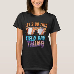 サングラス先生 フィールドデイを楽しもう Tシャツ