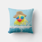 サングラス入りイエローアヒル クッション (正面)