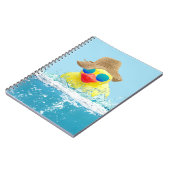 サングラス入りイエローアヒル ノートブック (左側)