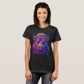 サングラス入りサル Tシャツ (正面フル)