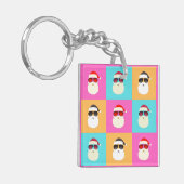 サングラス入りネオンサンカッコいいタカラフルン キーホルダー (正面左)