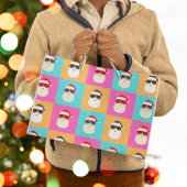 サングラス入りネオンサンカッコいいタカラフルン ミディアムペーパーバッグ