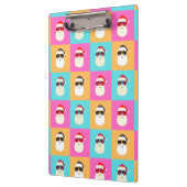 サングラス入りネオンサンカラフルタカッコいいン クリップボード (左)