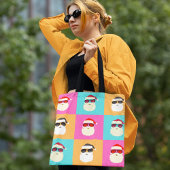 サングラス入りネオンサンカラフルタカッコいいン トートバッグ