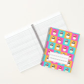 サングラス入りネオンサンカラフルタカッコいいン ノートブック (内部)