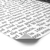 サングラス入り黒猫 ポスター (角)