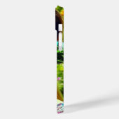 サングラス反射する花を持つ美しい少女 Case-Mate iPhoneケース (裏面 / 左)