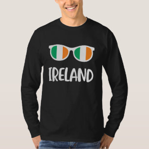 サングラス国旗アイルランドアイリッシュ Tシャツ