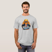 サングラス大統領の面白いミーム Tシャツ (正面フル)