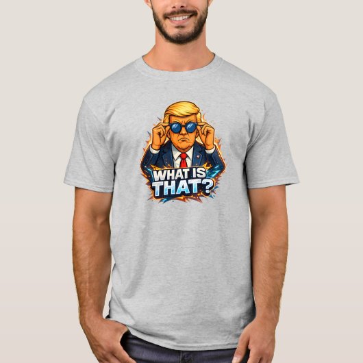 サングラス大統領の面白いミーム Tシャツ (正面)