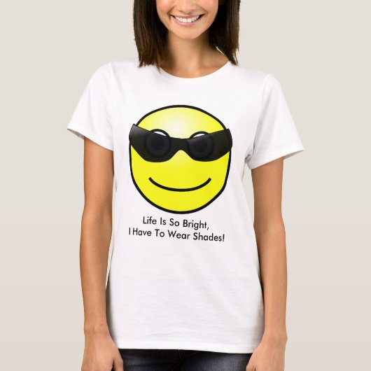 サングラス女子 Tシャツ (正面)