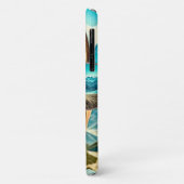 サングラス山の反射の美しい女性 Case-Mate iPhoneケース (裏面/左)