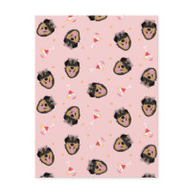 サングラス柄のかわいい夏犬