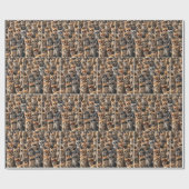 サングラス猫のグループ ラッピングペーパー (フラット)