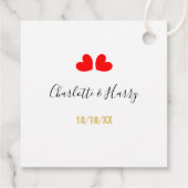 サングラス ウェディング フェイバータグ (裏面)