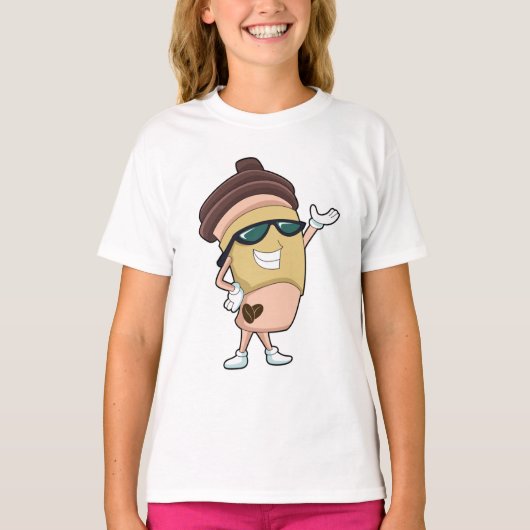 サングラス コーヒーマグ Tシャツ (正面)