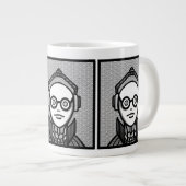 サングラス+デザインで見てみよう ジャンボコーヒーマグカップ (正面右)