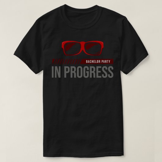 サングラス バチェラーパーティー Tシャツ (デザイン正面)