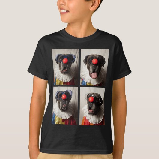 サングラス+ピエロ+動物+ハロウィンのカネコルソ Tシャツ (正面)