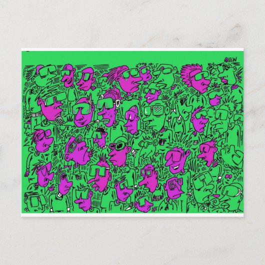 サングラス. ポストカード (正面)