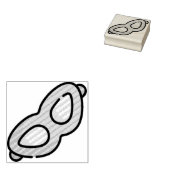 サングラス ラバースタンプ (押印)